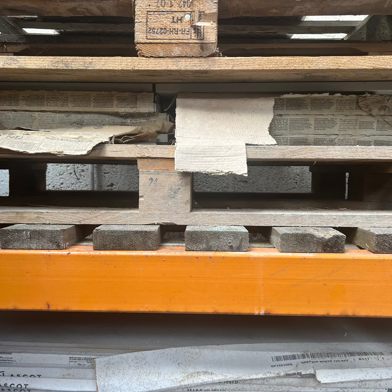 Kansas White External Porcelain - Job Lot - 5.04M2