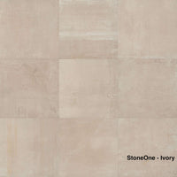 StoneOne Stone & Cement Effect, 3 sizes Ivory, from £43.68/ M2 Concrete & Cement Effect Porcelain Tiles Grey Tile Marca Corona