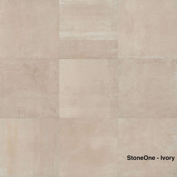 StoneOne Stone & Cement Effect, 3 sizes Ivory, from £43.68/ M2