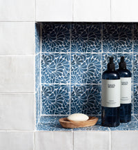 Fired Earth Kelmscott Patterned Porcelain Tiles Sample