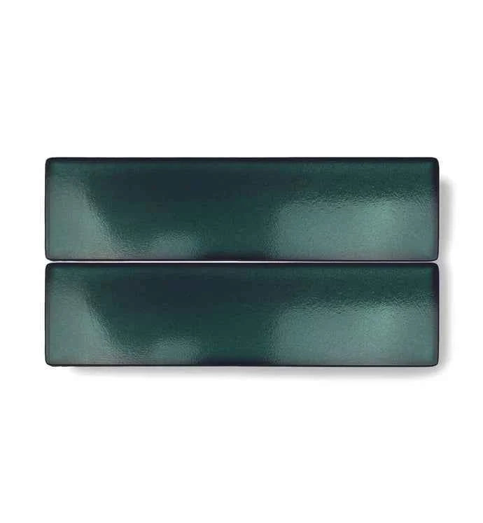 Fired Earth Kingfisher Glass Wall Tile Sample