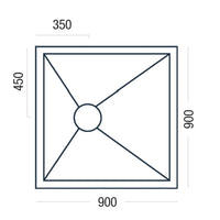 Wetroom Kit Complete 900 x 900 Set