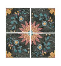 Fired Earth Kelmscott Patterned Porcelain Tiles Sample