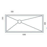 Wetroom Kit Complete 1300 x 800 Set