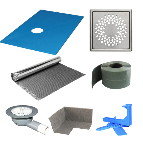 Wetroom Kit Complete 1300 x 800 Set