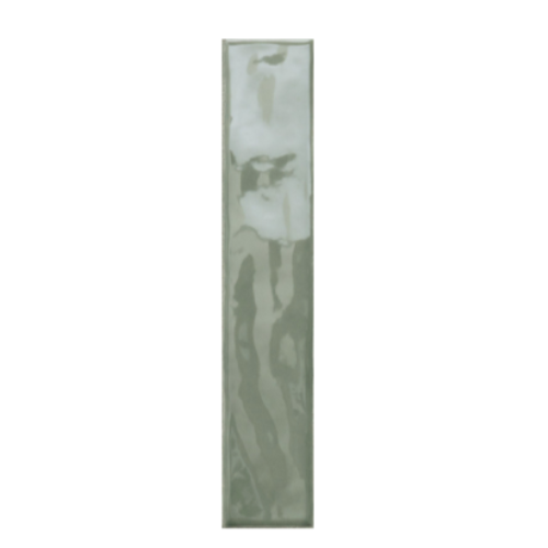 Rectangular tile with a wavy pattern on a white background
