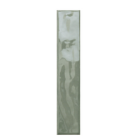 Rectangular tile with a wavy pattern on a white background