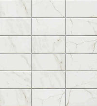 Fired Earth Malmo Base White Rectangle Tile Sample