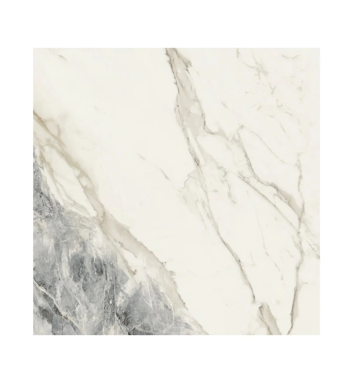 Fired Earth Milos Alabaster 80 x 80 Marble Effect Porcelain Tile Sample