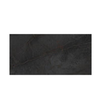 Fired Earth Milos Black 60 x 120 Marble Effect Porcelain Tile