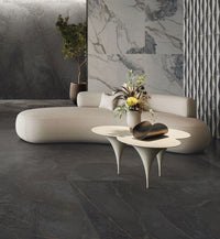 Fired Earth Milos Black 60 x 120 Marble Effect Porcelain Tile