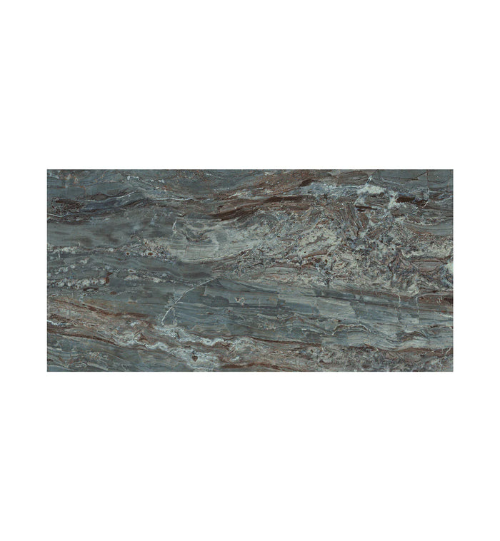 Fired Earth Milos Blue 60 x 120 Marble Effect Porcelain Tile