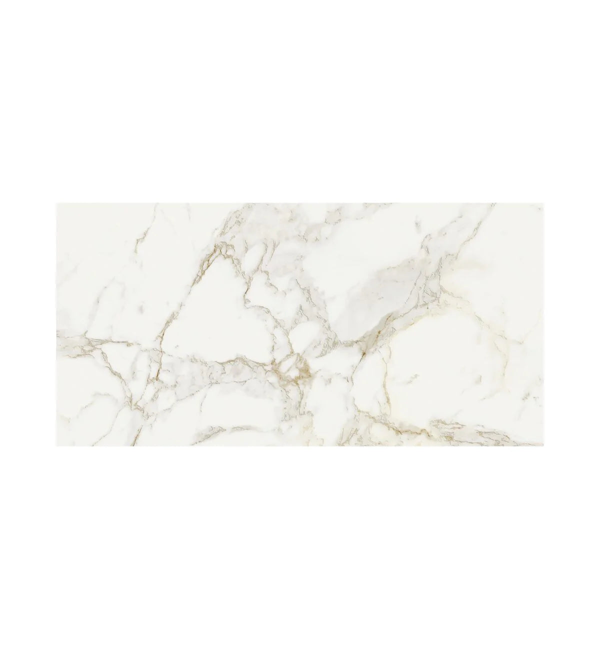 Fired Earth Milos White 60 x 120 Marble Effect Porcelain Tile Sample