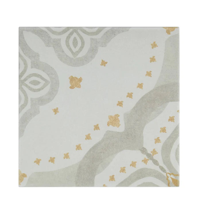 Fired Earth Jaipur Barmer 20 x 20 Patterned Porcelain Tile
