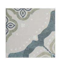 Fired Earth Jaipur Deesar 20 x 20 Patterned Porcelain Tile Sample