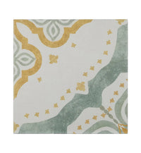 Fired Earth Jaipur Sikkar 20 x 20 Patterned Porcelain Tile