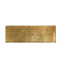 Metallic Vitreum Aurum Rectangle Gold Glass Tile
