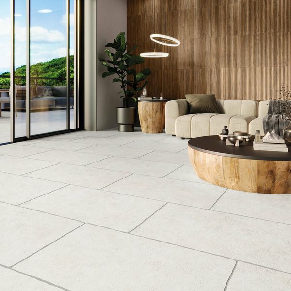 Mineral, 3 sizes, White, from £34.20/ M2 Casa Stone Effect Tiles White Tile Caesar Ceramiche