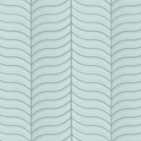 Nordic Glass Bergen Fjord Green Mosaic