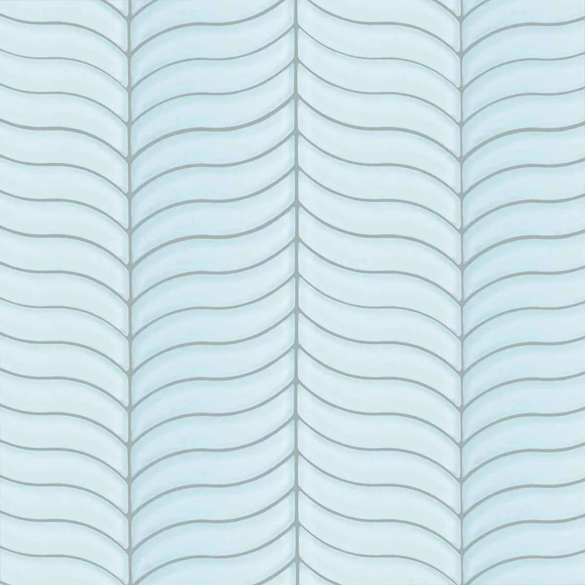 Nordic Glass Bergen Geyser Blue Mosaic Sample