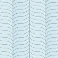 Nordic Glass Bergen Geyser Blue Mosaic Sample