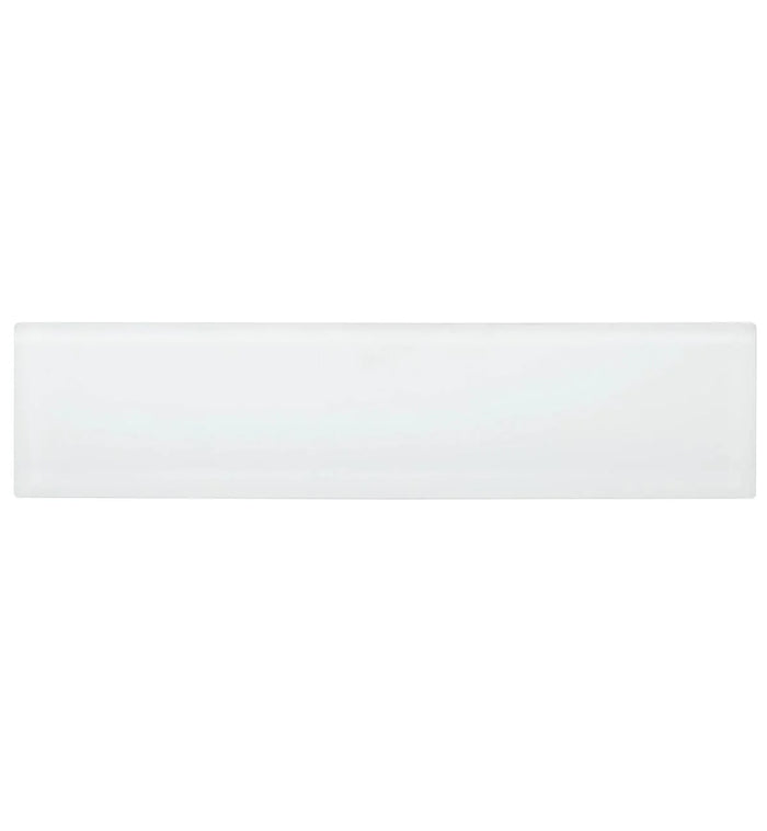 Nordic Glass Snow White Tile Sample