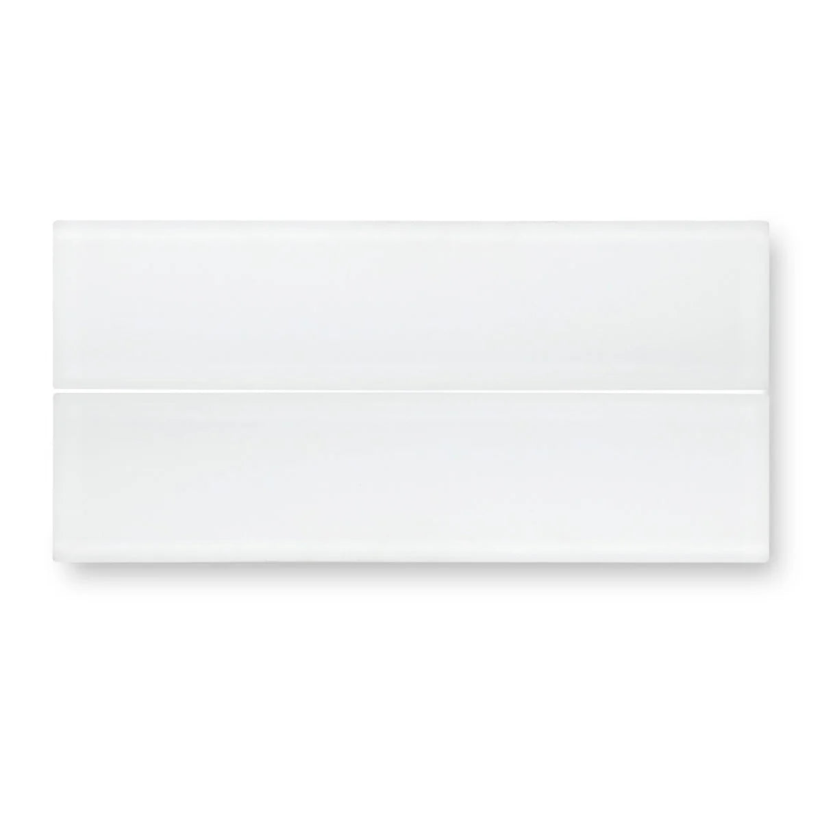 Nordic Glass Snow White Tile Sample