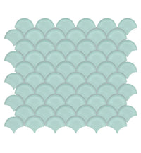 Nordic Glass Tromso Fjord Green Mosaic