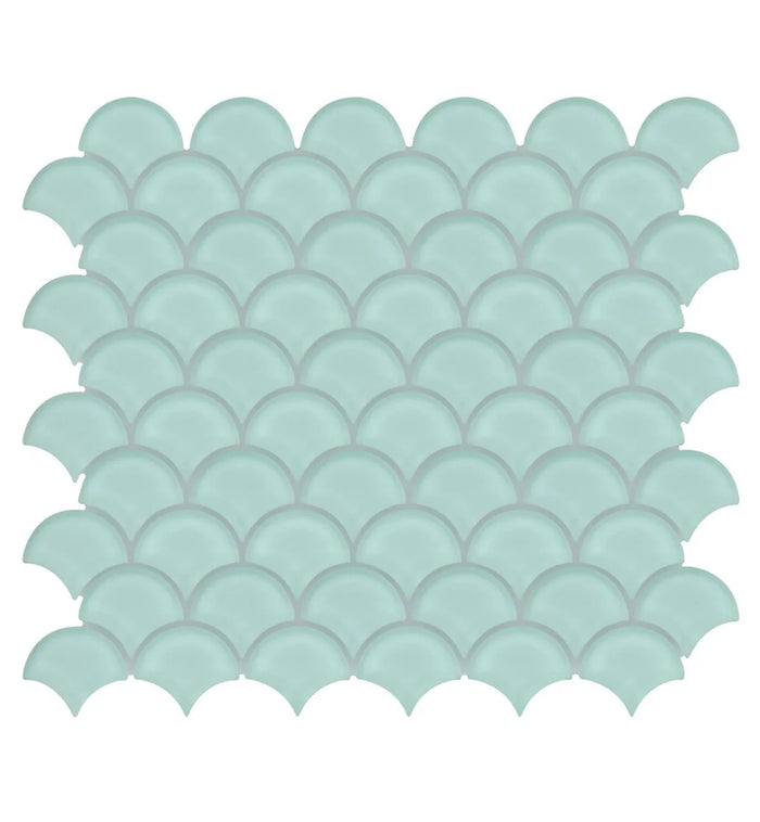 Nordic Glass Tromso Fjord Green Mosaic