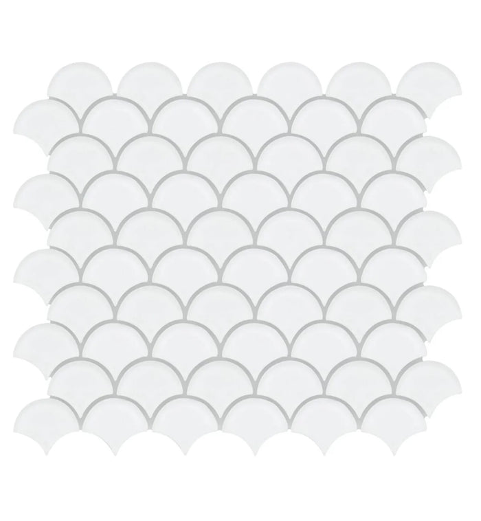 Nordic Glass Tromso Snow White Mosaic