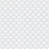 Nordic Glass Tromso Snow White Mosaic Sample