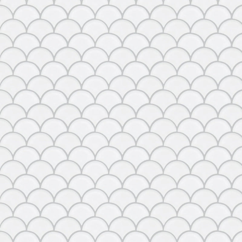 Nordic Glass Tromso Snow White Mosaic