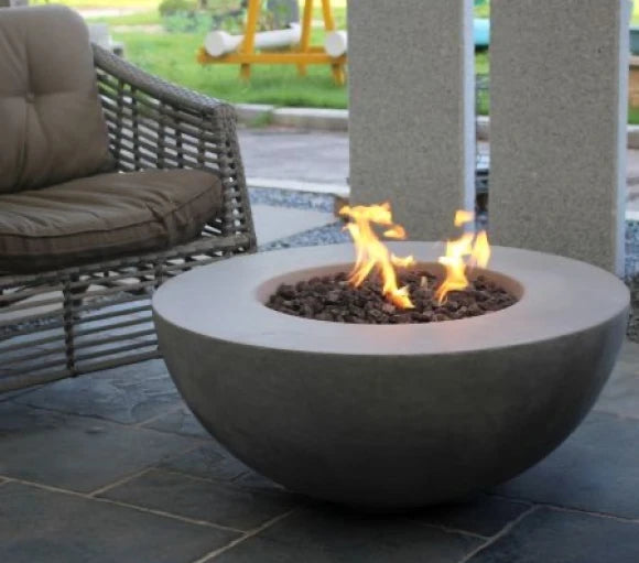 Roca Fire Bowl, Glass-fibre reinforced concrete
