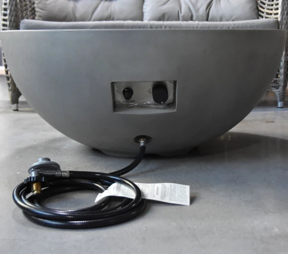 Roca Fire Bowl, Glass-fibre reinforced concrete