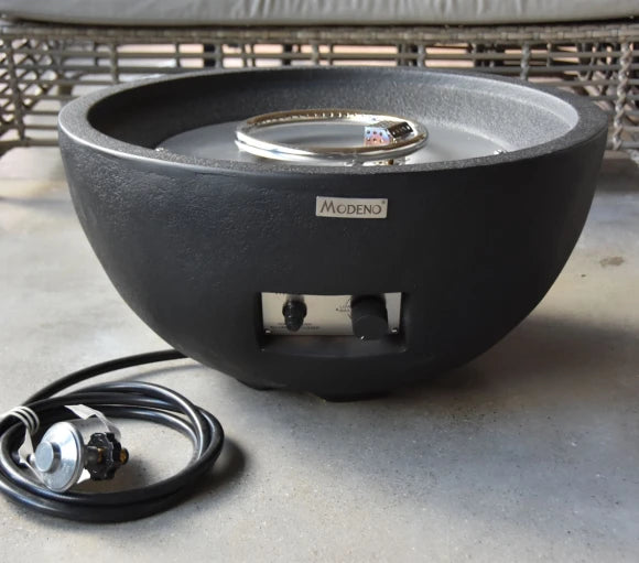 Jefferson Black Fire Bowl, Glass-fibre reinforced concrete