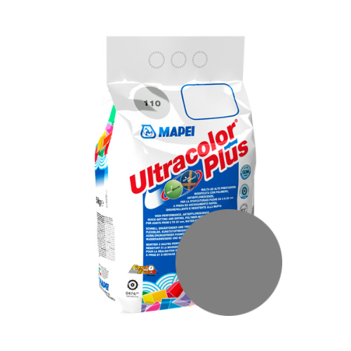 Mapei Ultracolour Plus Grout, 5kg Bag - Artic Grey