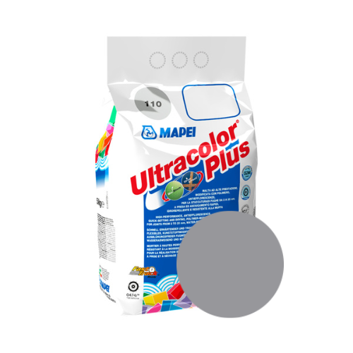 Mapei Ultracolour Plus Grout, 5kg Bag - Medium Grey