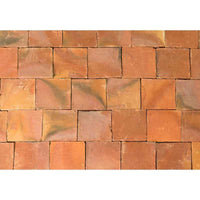 Red Handmade Terracotta Floor Tiles 200x200x20mm