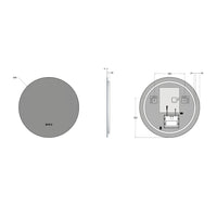 Claris Round Mirror, 4 sizes