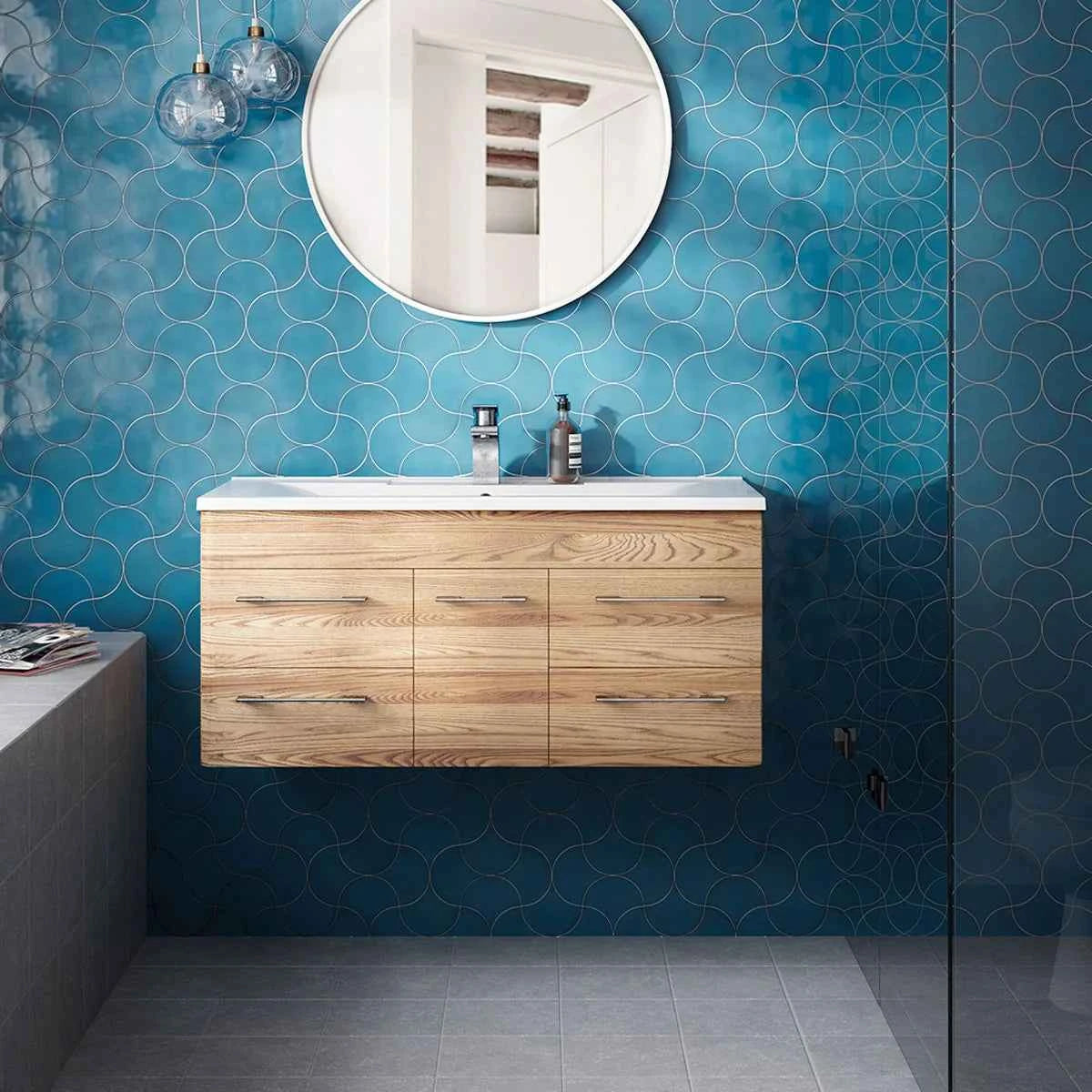 Saphire Scallop Porcelain