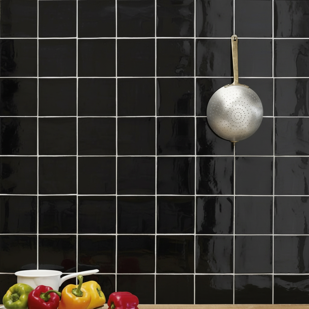 Fes Brick Porcelain Black