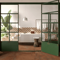 Urbanica, Porcelain, 2 sizes £63.36 / M2 Emerald Concrete & Cement Effect Porcelain Tiles Contemporary Porcelain Tiles Contemporary Tile Sale Decorative Tiles Green Tile Sale Blackman Rowe