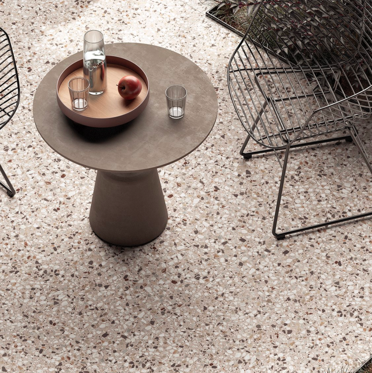 Kado, Terrazzo Porcelain, 3 sizes from £60.12 / M2 Sand Cement