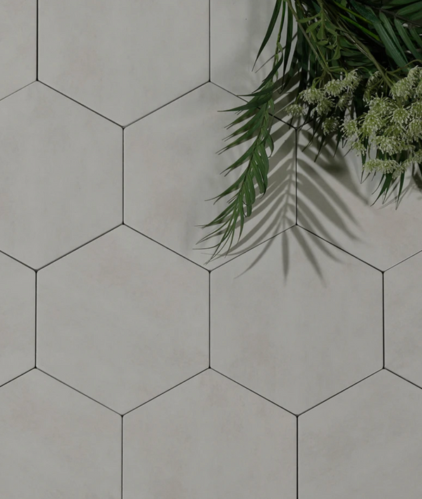 Ca Pietra Shadow White Hexagon