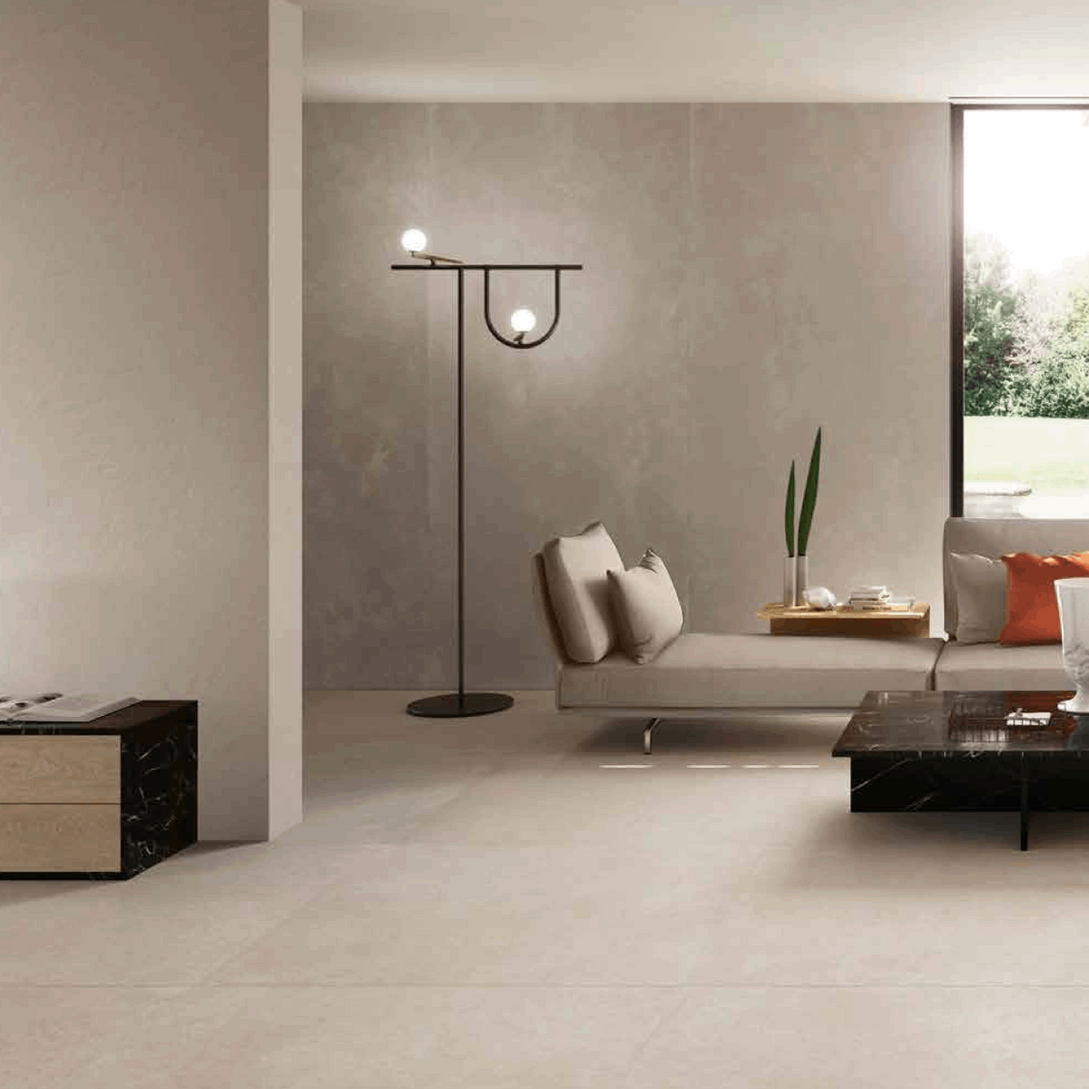 Materica, 4 sizes, Bianco, from £59.99/ M2 Cream Tile Stone Effect Tiles Caesar Ceramiche