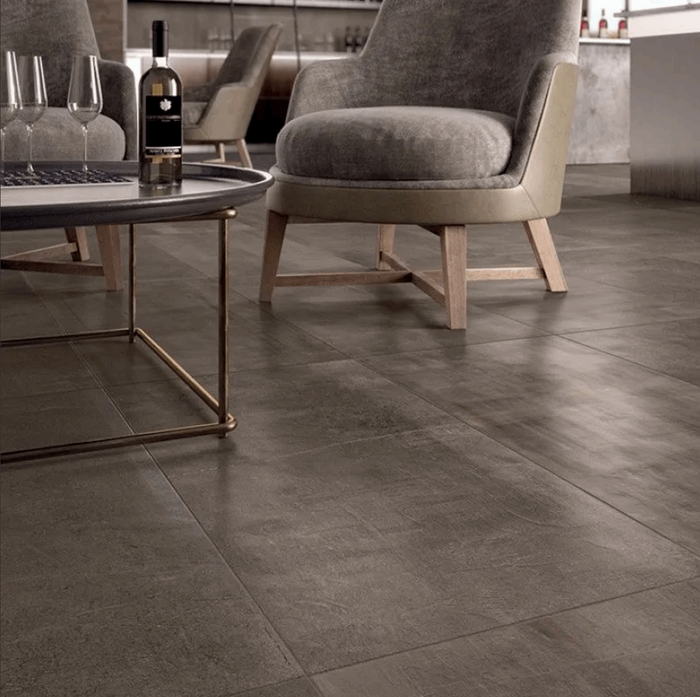 StoneOne Stone & Cement Effect, 3 sizes, Olive, from £43.68/ M2 Concrete & Cement Effect Porcelain Tiles Grey Tile Marca Corona