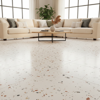 Kado, Terrazzo Porcelain, Ice Cement 60x120