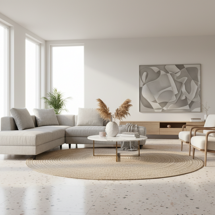 Kado, Terrazzo Porcelain, Clay Cement 60x120