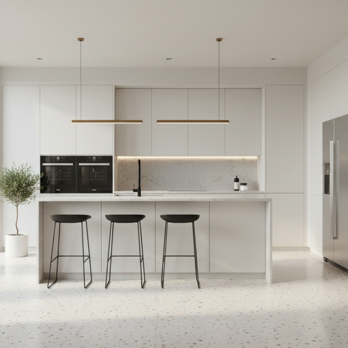 Kado, Terrazzo Porcelain, Clay Cement 60x60