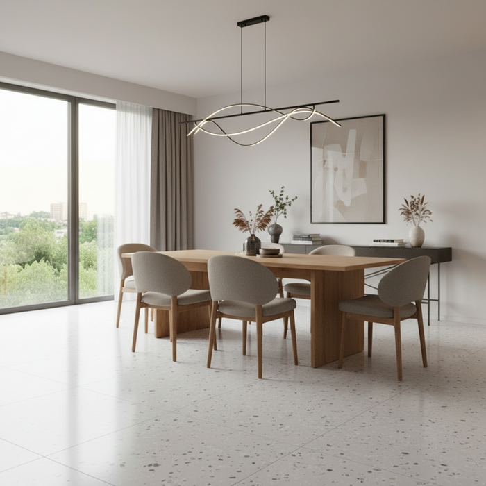 Kado, Terrazzo Porcelain, Smoke Cement 60x90